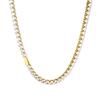 Cross Hot-Selling 316 Stainless Steel Tennis Necklace with Full Zircon, Hip Hop Chain for Trendy Men and Women, Titanium Steel Accessories.