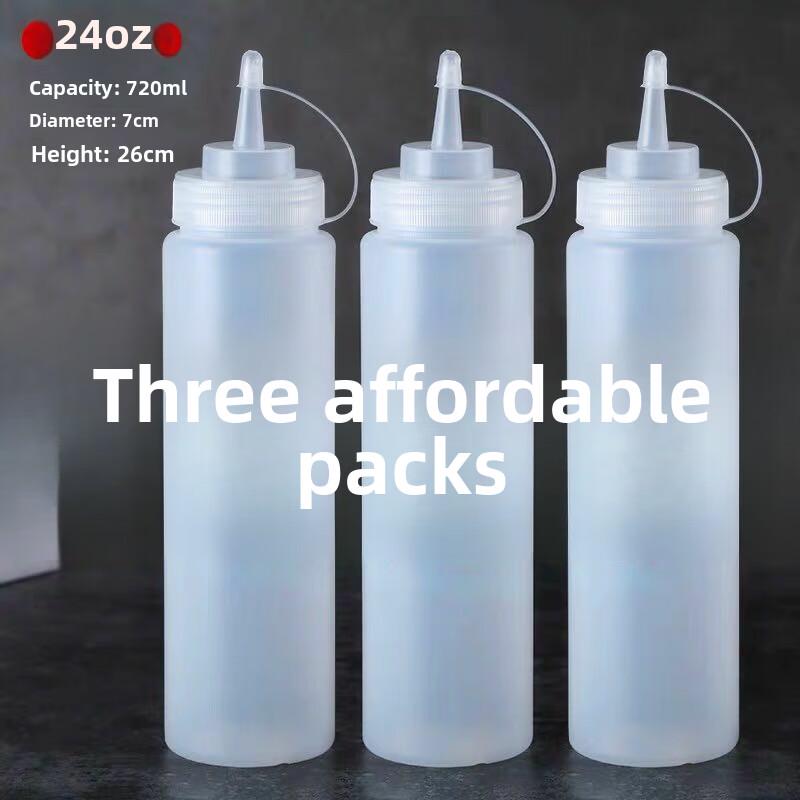 ZISIZ Plastic Juice & Salad Dressing Bottle