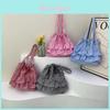 Canvas Checkered Bag Large Capacity Casual Travel For Women