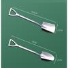 6Pcs Silver Stainless Steel Spade Spoon Retro Kitchen Tableware Watermelon Ice Cream Honey Creative Personality Spoon As A Gift