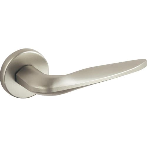 Panasonic Veritis Interior Door Lever Handle, A1 Type, Open Lock, Satin Silver (Painted), MJE2HA13ST