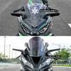 CNC Windschwenkflügel Rückspiegel Seiten Spiegel für Kawasaki Ninja 400 650