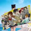 Horimiya Anime Strandtuch Bunte Handtücher für Mädchen Mikrofaser Schnelltrocknend Sandfrei Strand Yoga Spa Fitnessstudio Pool