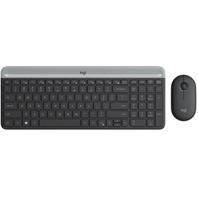 

Logitech MK470 Ultra-Thin Full-Size Wireless Keyboard and Mouse Combo
