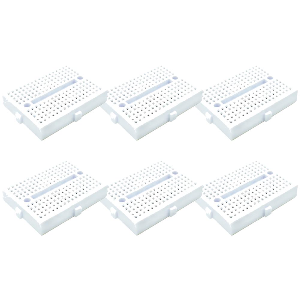 1-10PCS SYB-170 Mini Solderless Prototype Breadboard 170 Holes Breadboard Prototype Board 35x47mm for Small DIY Kits