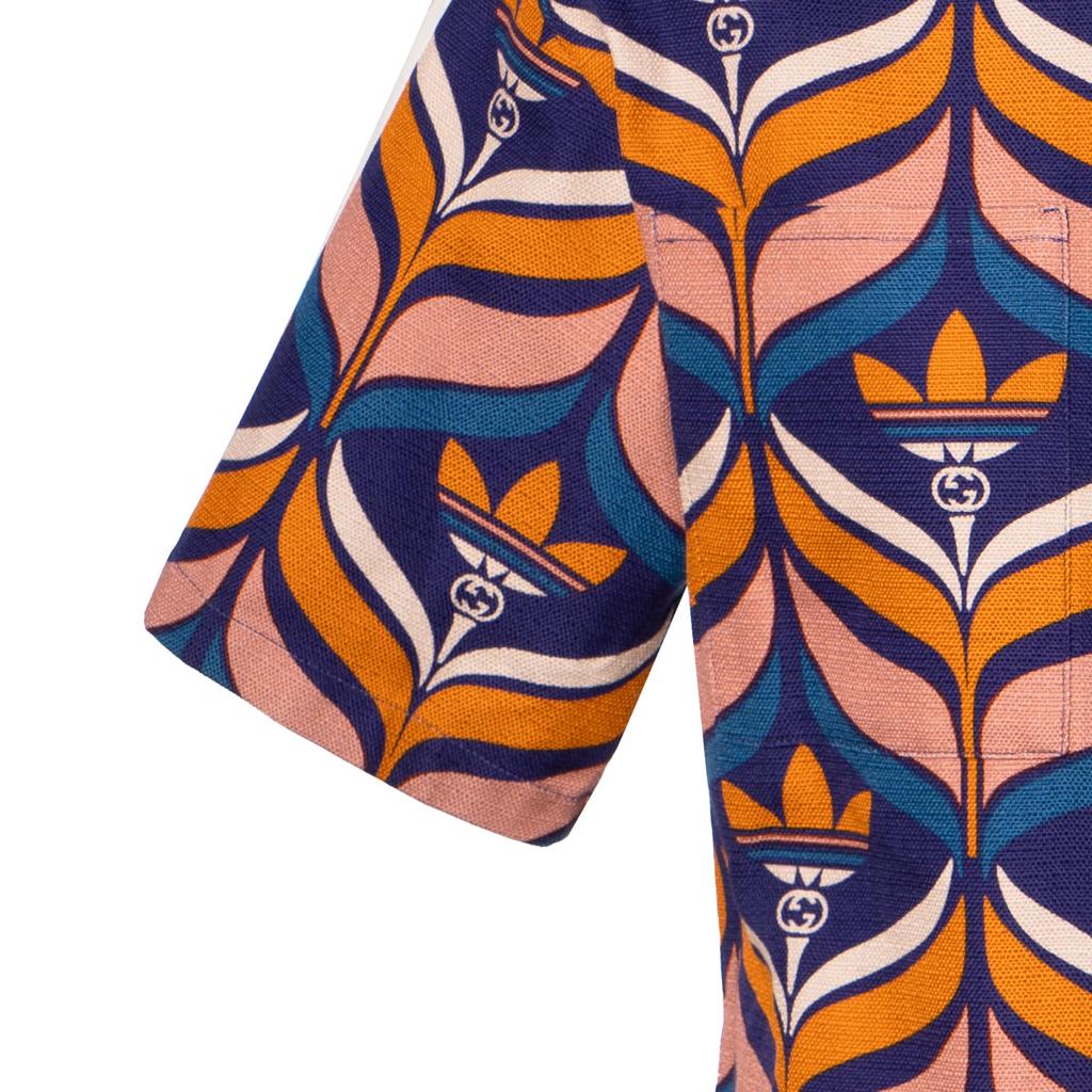 GUCCI X Adidas Interlocking G And Trefoil Shirt 703002-ZAJS5-7694