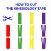 Digital Shoppy Muscle Bandage Sports Kinesiology Tape Medical Glue Sports Safety Elastic Spandex Elastoplast Athletic Recovery Fitness Sticker Ro