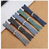Denim Cowhide Watch Strap For Patek Philippe Nautilus 5711.5712 Men Fashion Light Blue Green Gray Denim Blue Watchband Bracelet