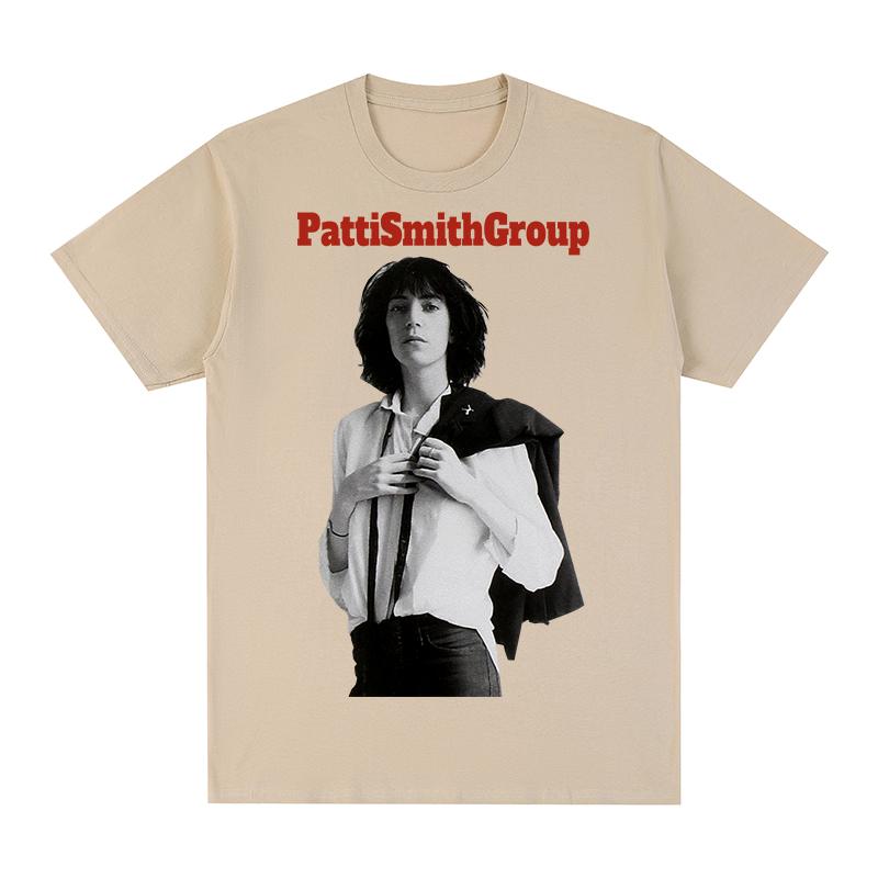 Patti Smith Group Vintage T-Shirt Europäisch Amerikanisch Y2k Baumwolle Herren T-Shirt Neues Tee T-Shirt Damen Oberteile
