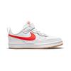 (PS) Nike Court Borough Low 2 'Blanc Orange' Enfant BQ5451-114