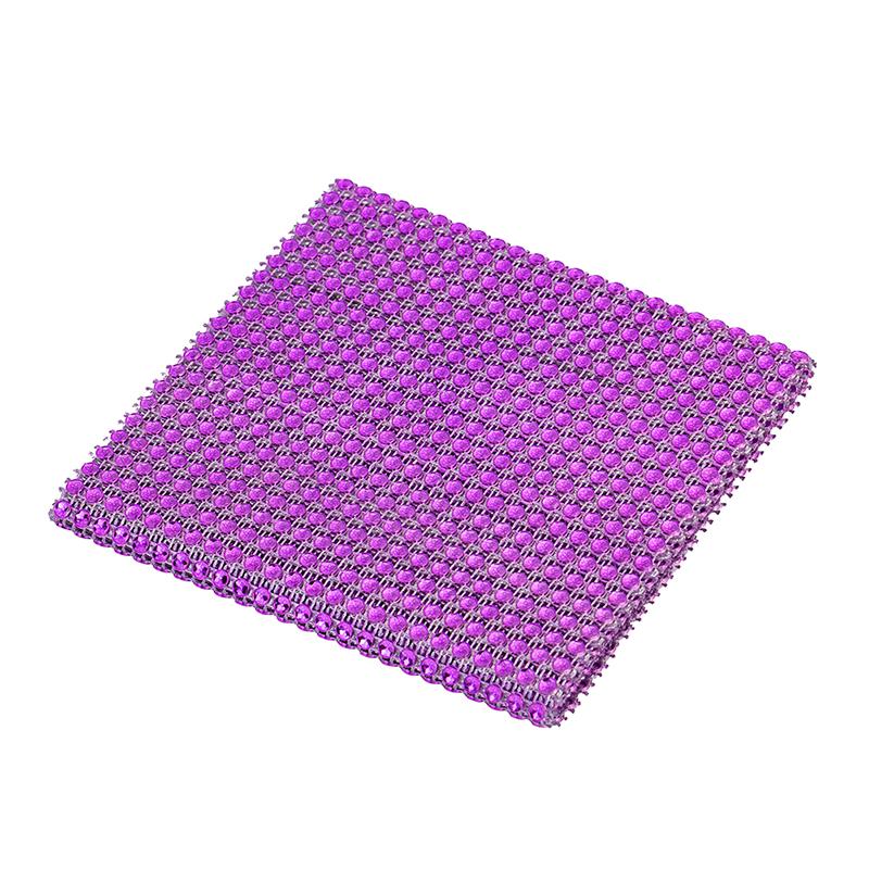 1 Rolle 24 Reihen Bling Strass Diamant Netzband Wickel Acryl Bling Diamant Wickelband für Hochzeitskuchen Vasen Dekorationen