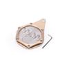 Aluminum Alloy Hexagonal Motorcycle Tax Plate Waterproof Universal Vehicle License Plate Decoration
