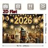 1Pcs  2D Backdrop Made of Decoration Background Winter Backdrop Decorations For Photo Studio Photo Booth Christmas Party