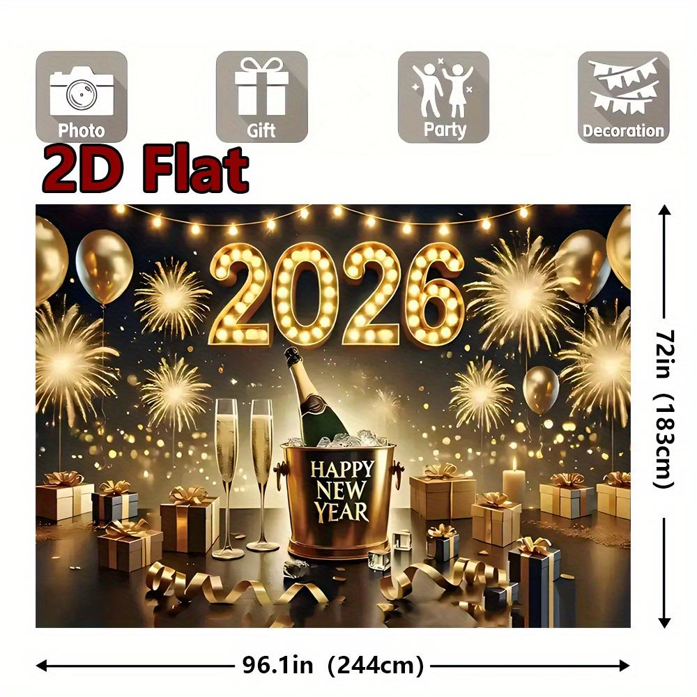 1Pcs 2D Backdrop Made of Decoration Background Winter Backdrop Decorations For Photo Studio Photo Booth Christmas Party
