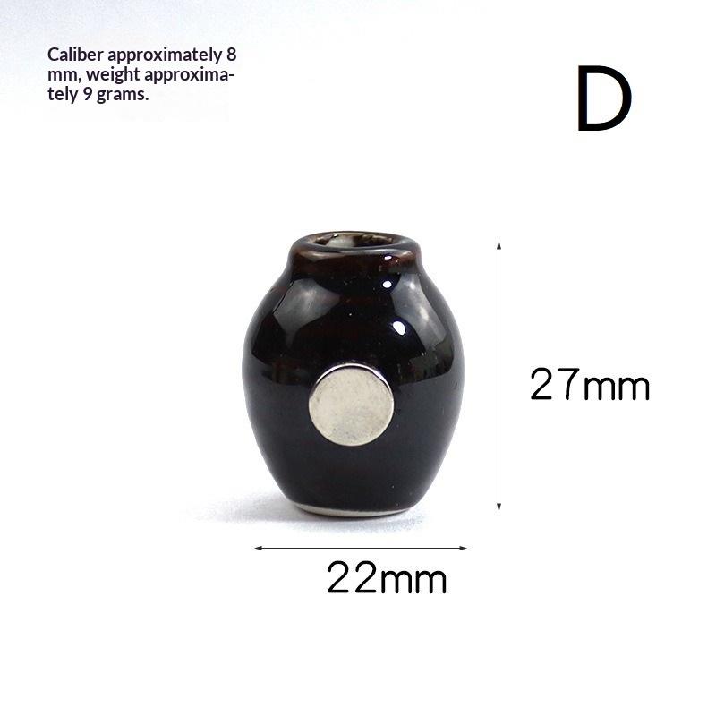 Small Fridge Magnet Decoration Mini Ceramic Vase Micro Landscape Ornament Cute Magnets For Flower Arrangements