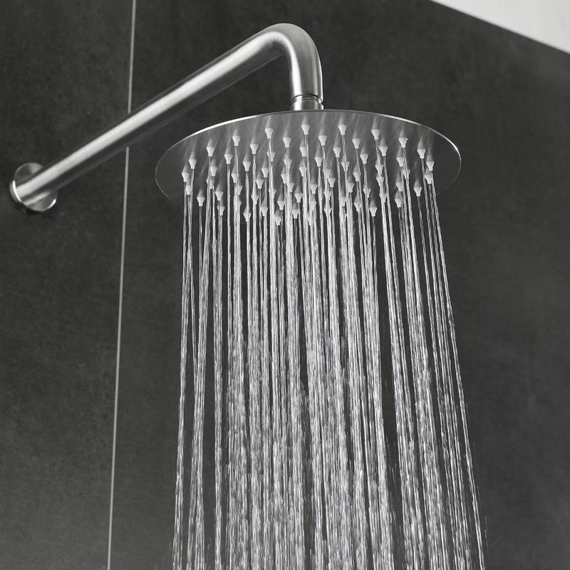 304 Edelstahl Badezimmer Verdecktes Duschset Regenduschkopf Bad Duschmischer mit Handbrause Armatur Wasserfallhahn