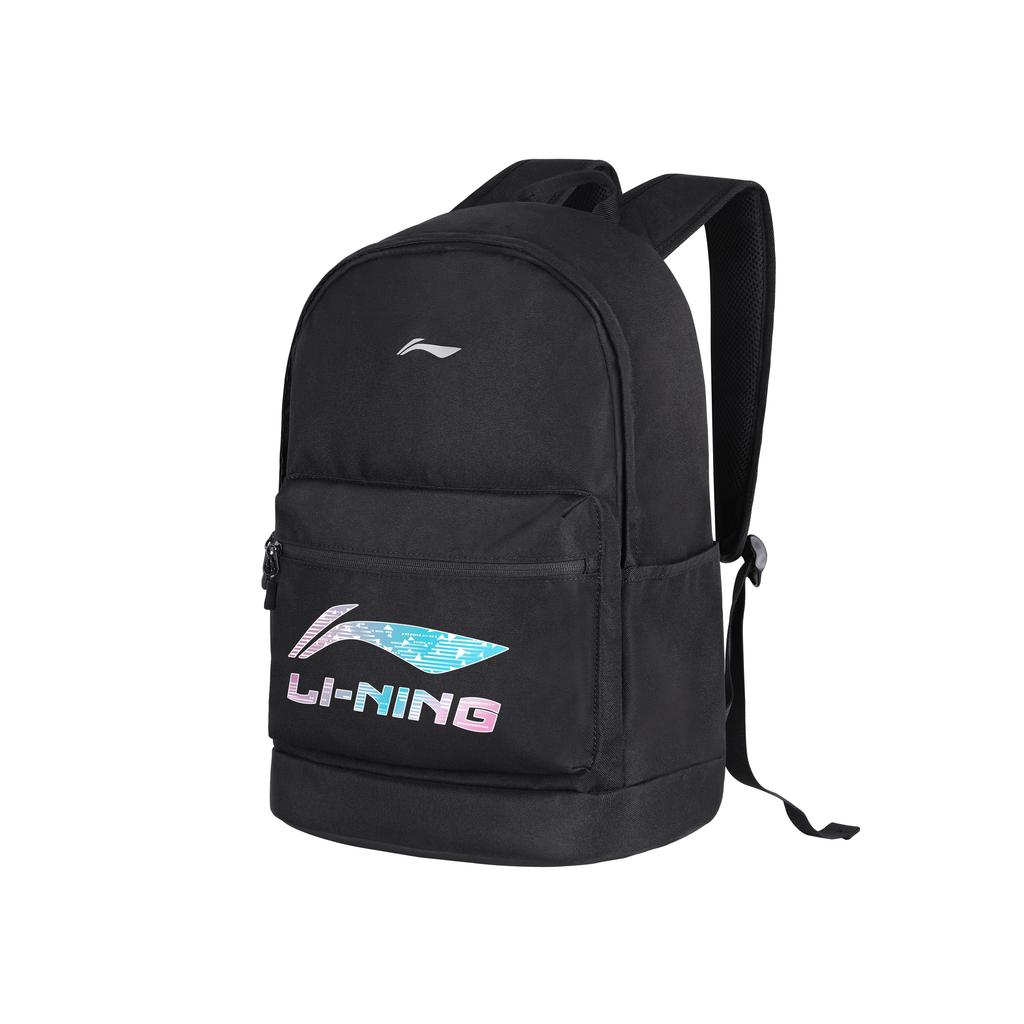 Li Ning Polyester Backpack Regular Unisex Black ABSV485-1A44