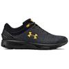 Under Armour Charged Escape 3 Gewebte Stoßdämpfende Reflektierende Niedrige Marathon-Laufschuhe Herren Sneaker Schwarz Gold 3021949-005