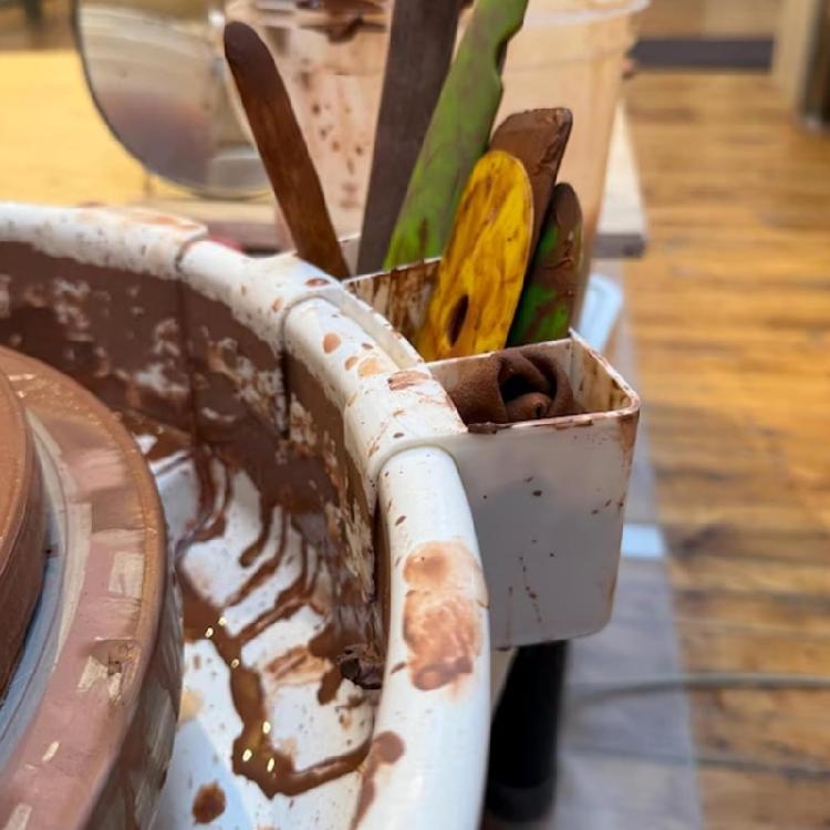 Nonslip Ceramic Craft Tool Organizers Compact Design Space Saving Ceramic Workshop Rack For Art Studios Efficiency