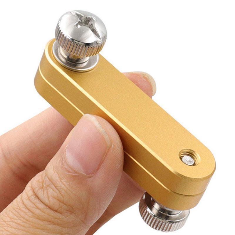 Steel Ruler Positioning Aluminum Alloy Block Woodworking Scribe Drawing Mark Line Gauge Carpenter DIY Measuring Carpenter Tools