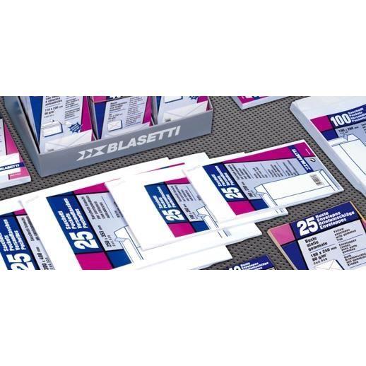 Enveloppes - BLASETTI - Blasetti 585 - 25 x 35,3 cm - Blanc - Lot 10