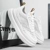 Little White Shoes 2025 Summer New Thick-soled Heightening Shoes Comfortable Fashion Casual Versatile Breathable Thin Trend Board Shoes