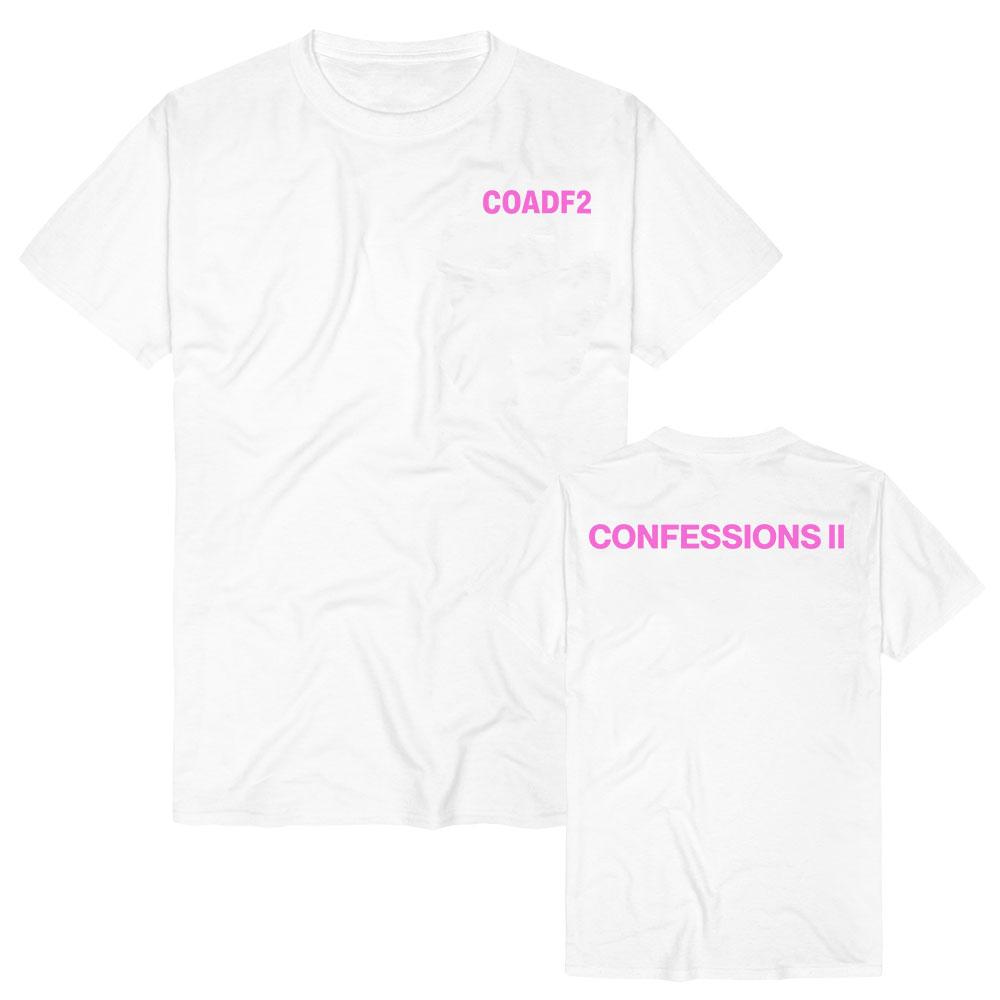 COADF CONFESSIONS II Tees Madonnaa Singer Graphic Merch Tops Short Sleeve Cotton Fashion Tshirts Unisex Streetwear Loose Casual