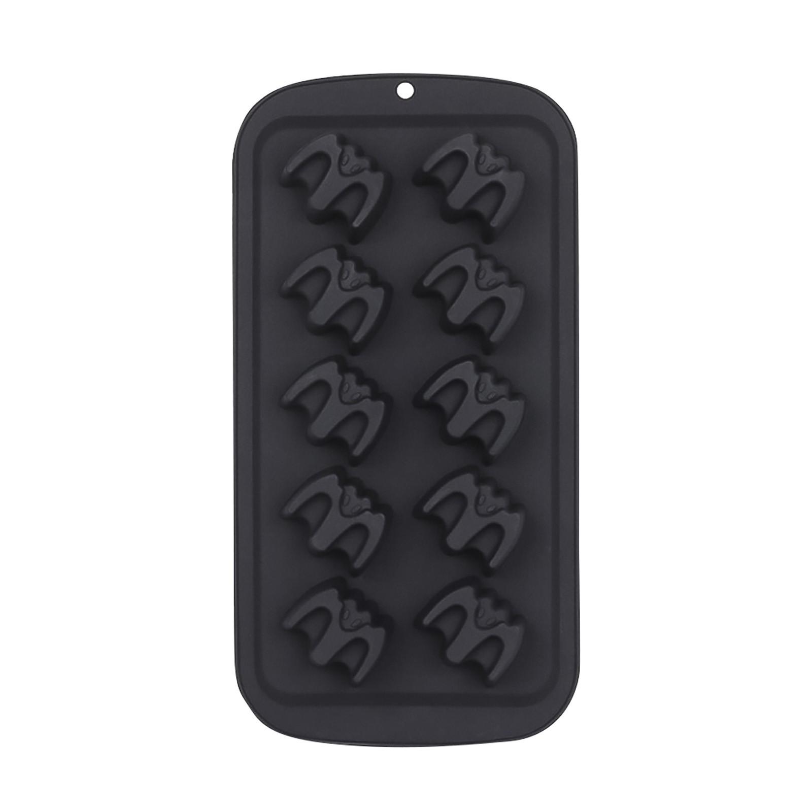

Halloween Moulds 10 Silicone Moulds Candy Moulds Ice Moulds Chocolate Moulds One Size чёрный