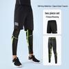WEZHO Men's Fitness Shorts & Compression Pants Set