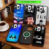 R-Rapper JuL Handyhülle Für iPhone17,16,15,14,13,12,11 Plus,Pro Magnetisch Für Magsafe Kabelloses Laden