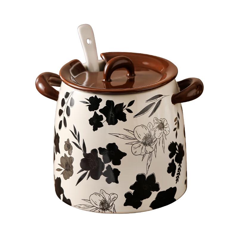 Guan Zhuo Jia Ceramic Lard & Chili Oil Pot
