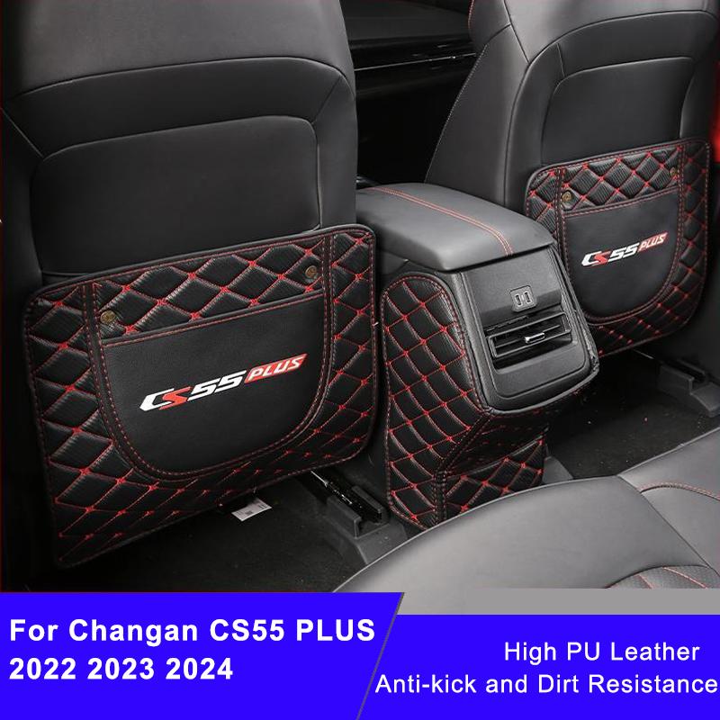 Car Seat Back Pad Anti-Kick Protector Cover for Changan Chana CS55 Plus 2026 2026 2026 Anti-Dirty Mat Seat Auto Accessories