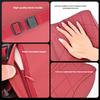 Memory Foam Car Neck Pillow Waist Pillow Nappa Leather Car Headrest And Lumbar Set Seat Accessories Car Neck And Lumbar Support