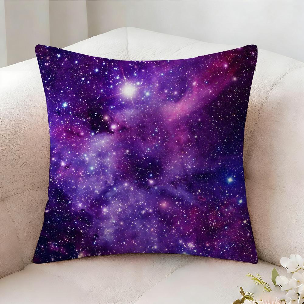 Space Starry Sky Pillow Case Pillowcase Doublesided Printed Sofa Cushion Bedroom Headboard Pillow