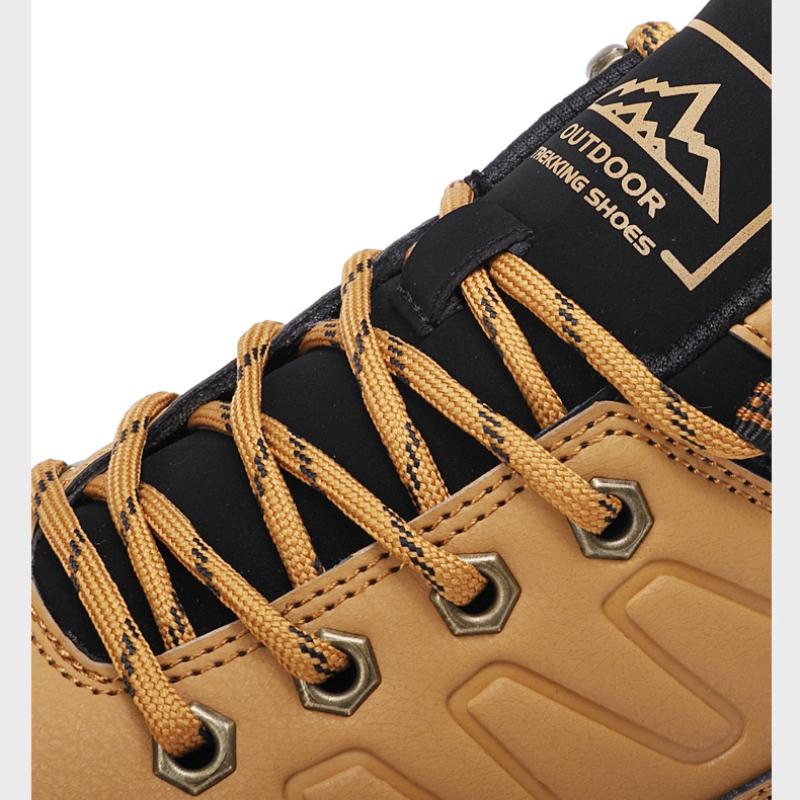 Men's Hiking Boots Waterproof Outdoor Sports Shoes Leather Sneakers Male Plus Size 39-46