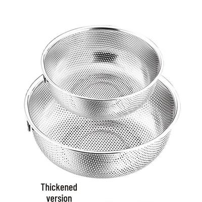 Stainless Steel Rice & Vegetable Washing Colander
