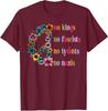 No Kings In USA We The People Political Hippie Flower Unisex T-Shirt