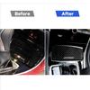 Car Carbon Fiber Gear Shift Ashtray Decorative Sticker for Infiniti Q50 / Q60 2014-2020