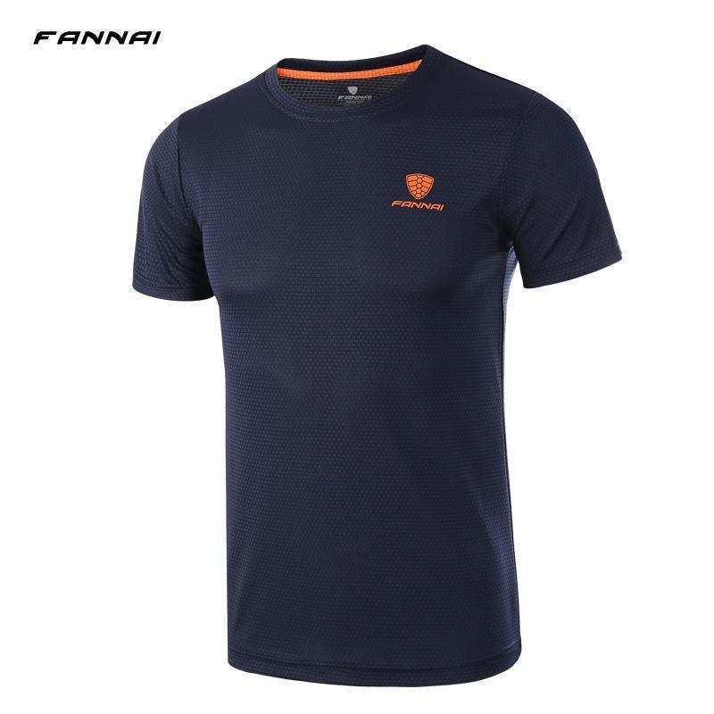 Premium Quality Fit Sports Training Slim Shirt For Men In Quick Drying Polyester Blend