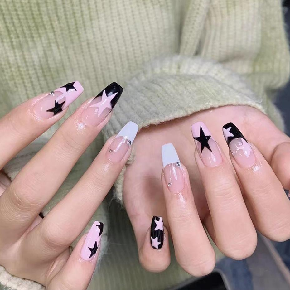 New Water Stickers for Nails Summer Nail Set of Sticker Inscriptions Manicure Sliders Nail Decoration Ribbon Sticker ZJT05