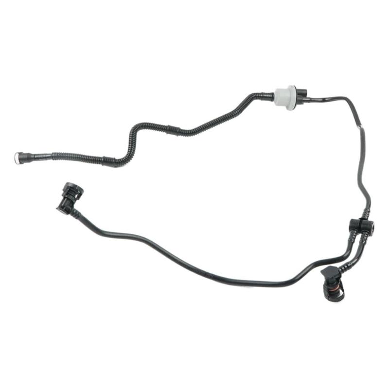 Canister Solenoid Purge Hose Assembly with Five Reference Numbers, Preformed Branches, and Corrugated Section for the Intake Connection Line