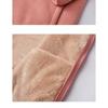 Winter Men's Women's Wool Hooded Long Pants Set Warm Cold Resistant Thick Sportswear Two-piece Set Casual Sportswear