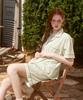 [Dossy] Silk-fit Clover Short-sleeve Couple Pajama Set [Shipped from Korea] 100% Authentic