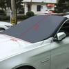 Magnetic Car Front Windscreen Cover Automobile Sunshade Cover Car Windshield Snow Sun Shade Waterproof Car Cover 210 120cm