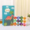 30Pcs Dinosaur Party Bags Thicken Paper Dinosaur Gift Bags Recyclable Odorless Candy Bags with 36 Stickers for Party Birthday