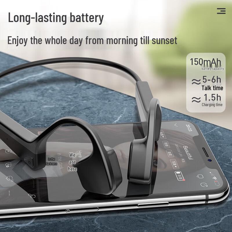 SooPii M18 Neckband Bone Conduction Sports Bluetooth Headset