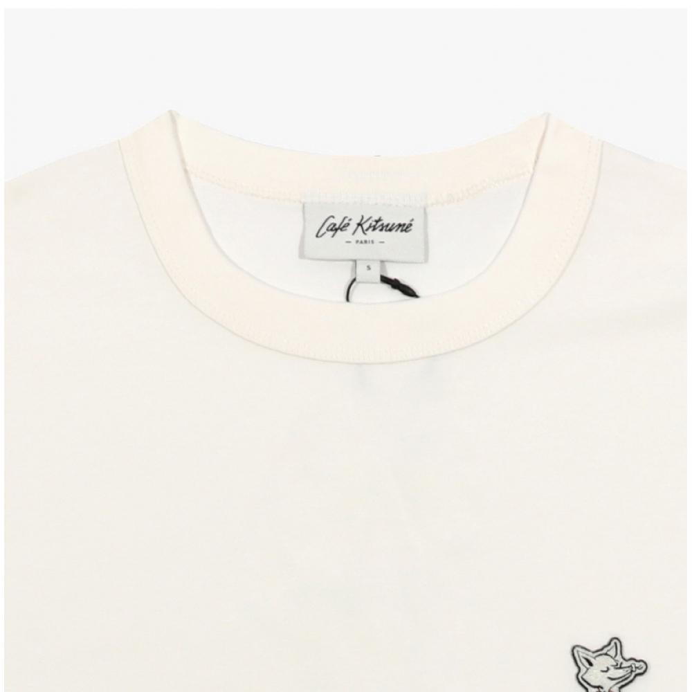 Maison KiTsune BarisTa Fox PaTch Unisex T shirT Cknu00102kj7014