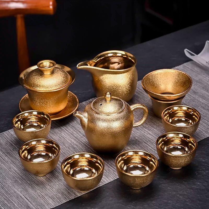 Retro Ceramic Kung Fu Tea Set