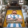 Messi 201 Personalized Text Area Rug Perfect for Hallway Living Rooms Decorate room Study room Antislip Carpet Office home decor