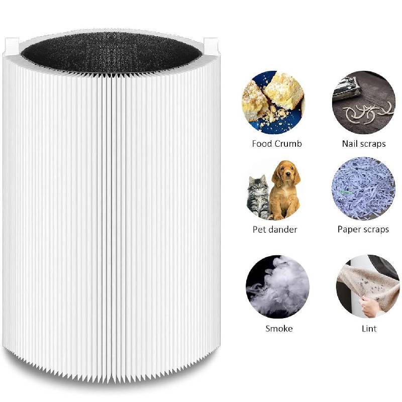 Air Purifier Filter Compatible With Blueair Blue Pure511 Hepa Filter For Formaldehyde And Smoke